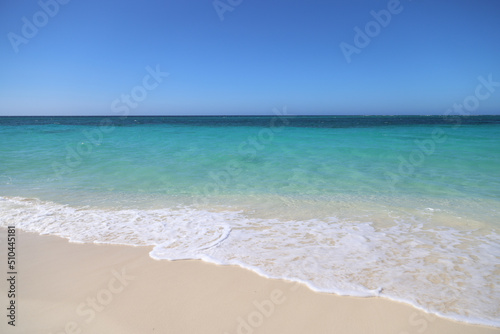 The magical colors of Playa Esmeralda in Guardalavaca, Cuba