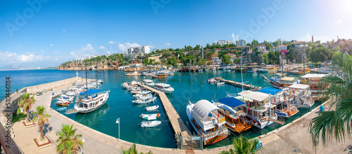 Antalya Kaleici Marina Panoramic.