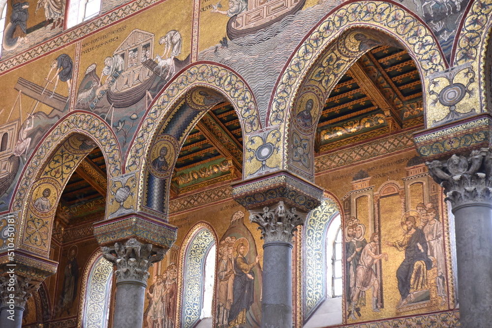 Mosaïques du duomo de Monreale. Sicile