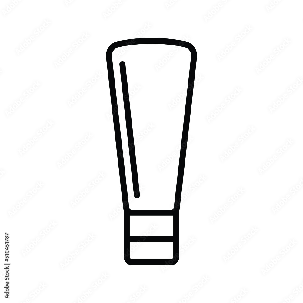 Skincare icon isolated on a white background. Skin protection from the sun in isolated vector illustration for summer and skin care vector Skincare icon isolated on a white background. Skin protection from the sun in isolated vector illustration for summer and skin care vector