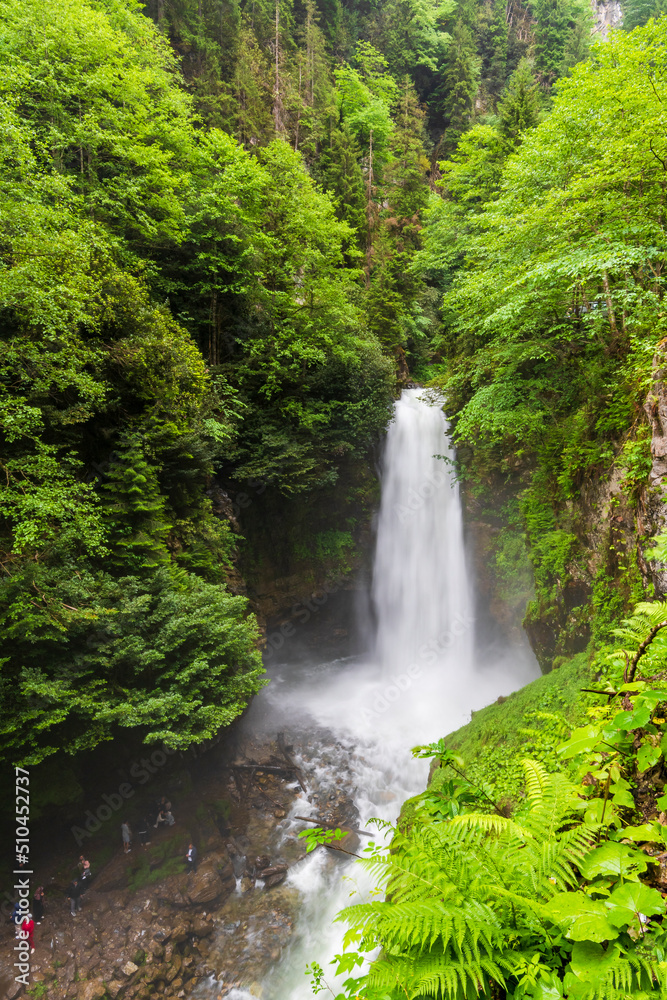 Palovit Waterfall view in Rize Province of Turkey Palovit Waterfall view in Rize Province of Turkey
