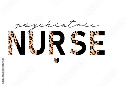 Occupational nurse svg  half leopard cheetah print Occupational nurse svg  nurse svg  nursing svg  nurse svg  nurse life svg  
