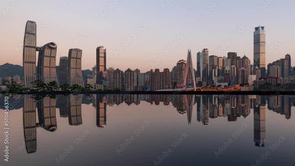 Chongqing timelapse day to night Chongqing timelapse day to night