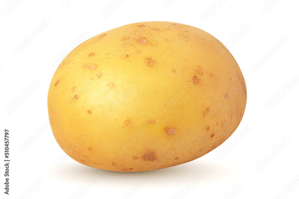 Whole potato isolated on white background. Whole potato isolated on white background.