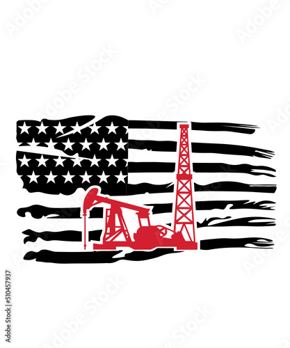 Oilfield flag svg, Oilfield worker svg, American flag Oilfield svg, Oilfield svg, USA flag Oilfield, Oilfield flag, oilfield worker svg, oil
