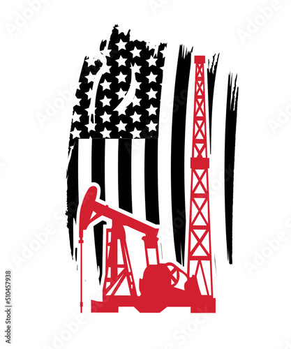 Oilfield flag svg, Oilfield worker svg, American flag Oilfield svg, Oilfield svg, USA flag Oilfield, Oilfield flag, oilfield worker svg, oil
