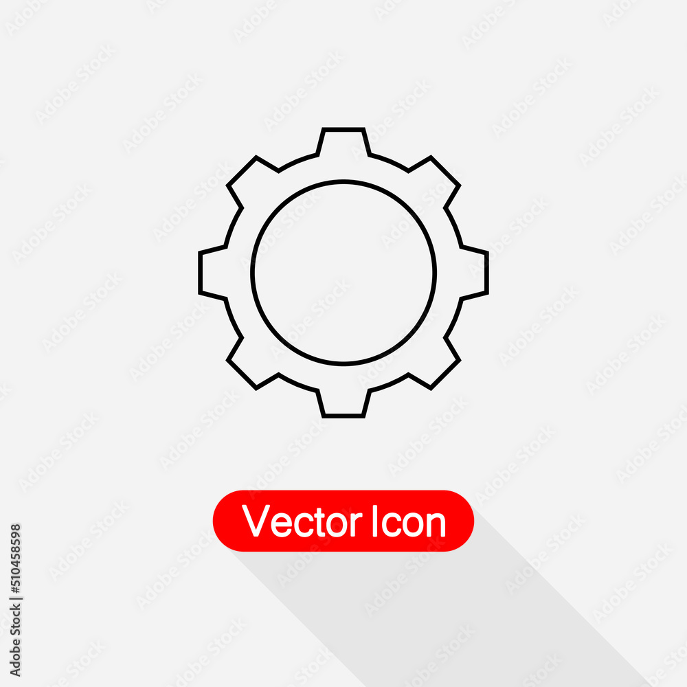 Gear Icon Vector Illustration Eps10 Gear Icon Vector Illustration Eps10