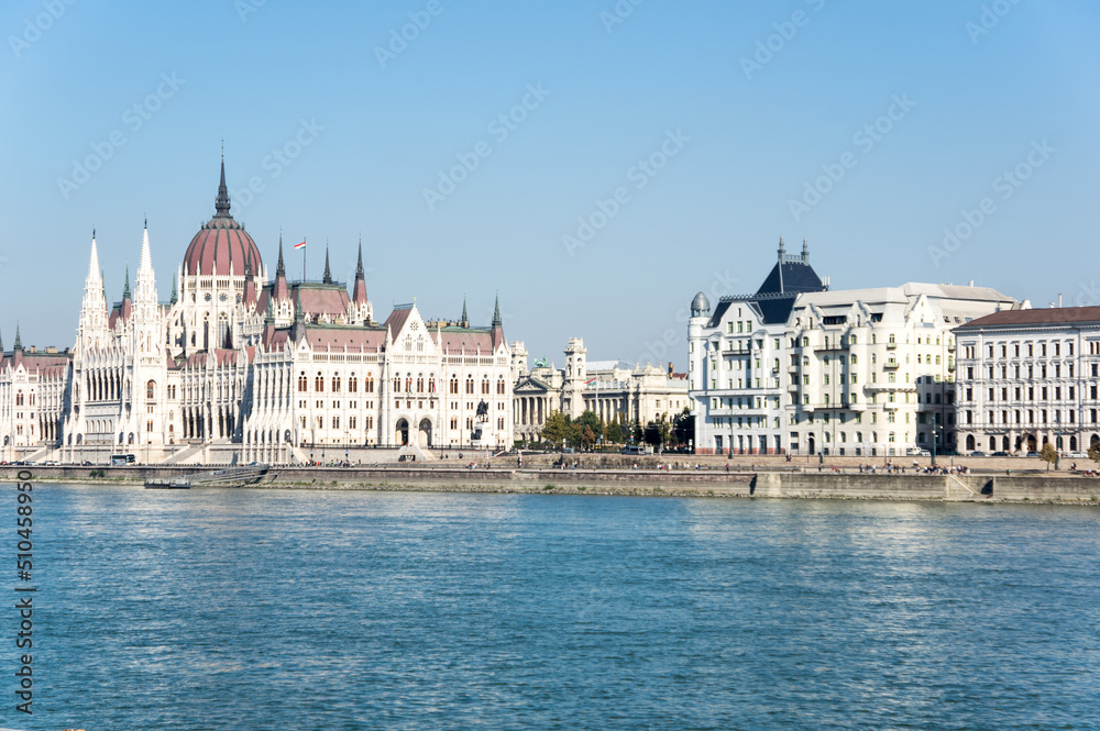 Fototapeta premium The Hungarian Parliament Building in Budapest