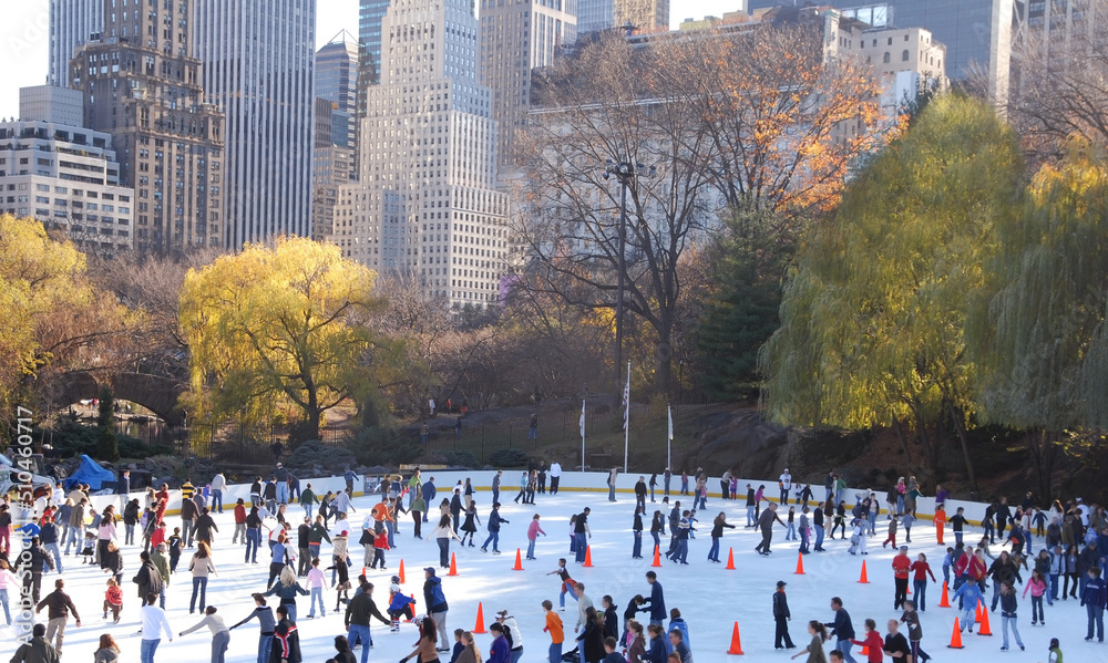 Winter Magic: Ice Skating at Central Park, NYC
