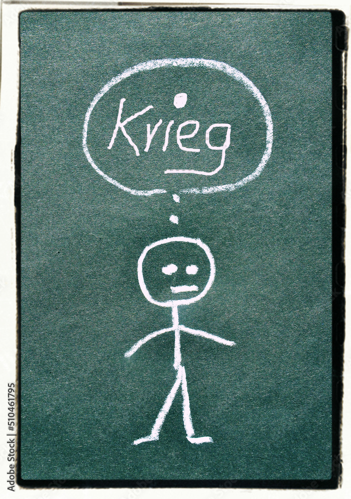 Elegantes Angst Vor Krieg Bild