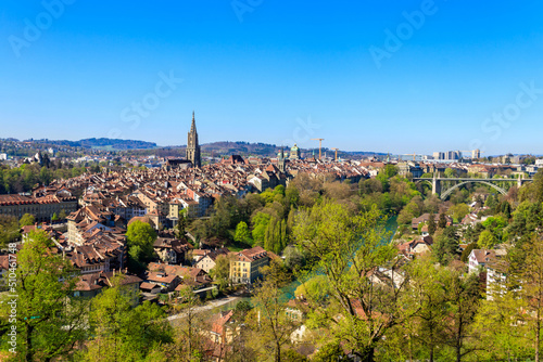 View of the old town of Bern in Switzerland © olyasolodenko