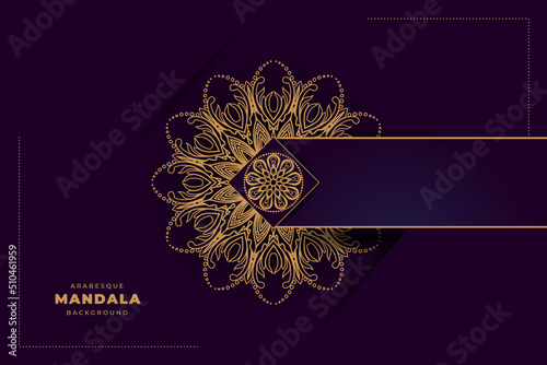 Luxury Mandala Vector Background With Golden Arabesque Royal Pattern | Luxury mandala background with golden arabesque pattern Arabic Islamic east style