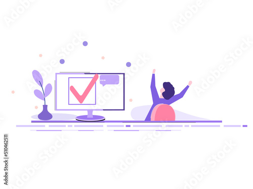 Task completed. Modern vector illustration.