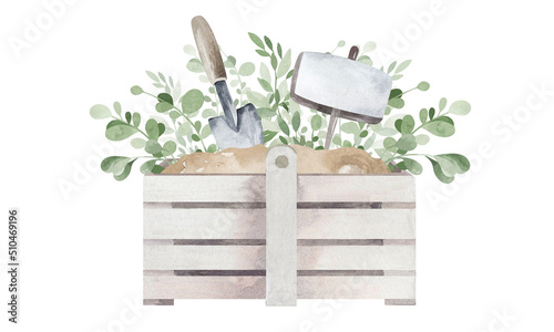 Obraz na plátně Garden clipart