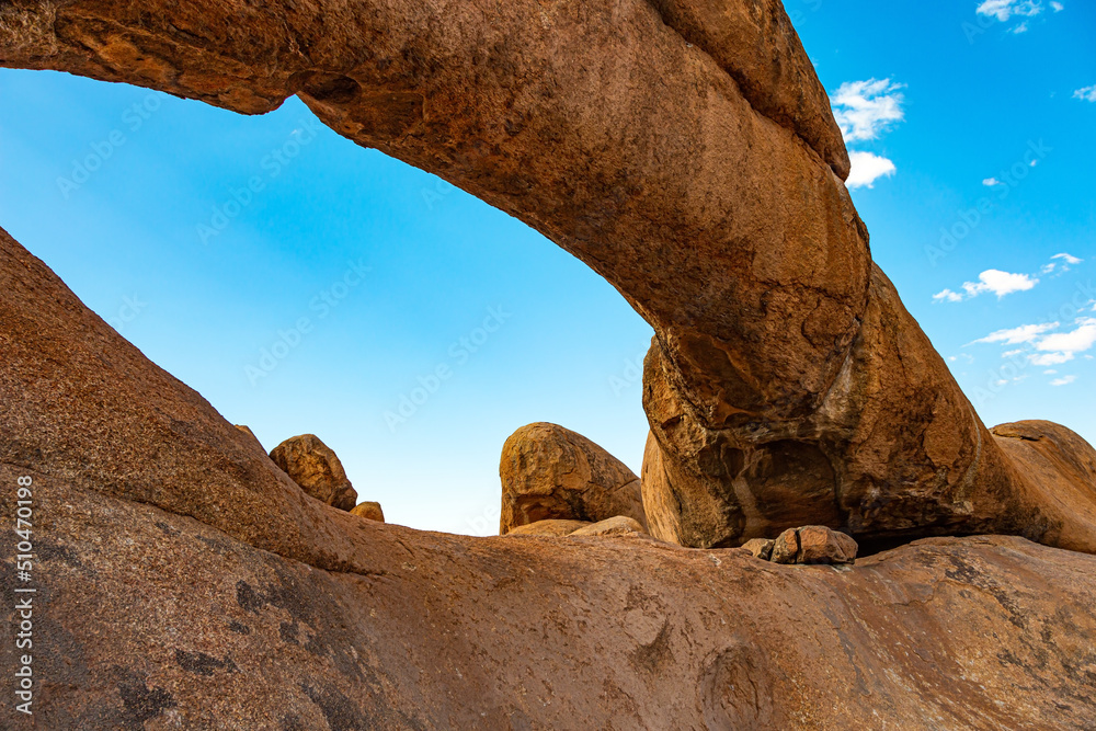 Huge boulders and arches