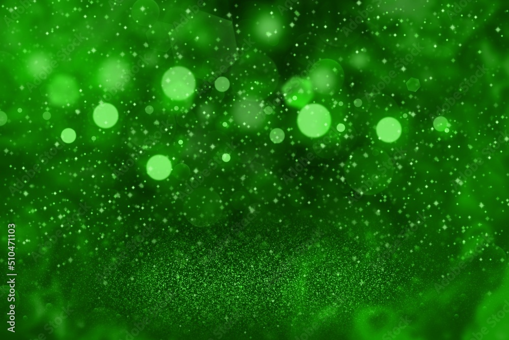 green cute bright glitter lights defocused bokeh abstract background with sparks fly, celebratory mockup texture with blank space for your content green cute bright glitter lights defocused bokeh abstract background with sparks fly, celebratory mockup texture with blank space for your content