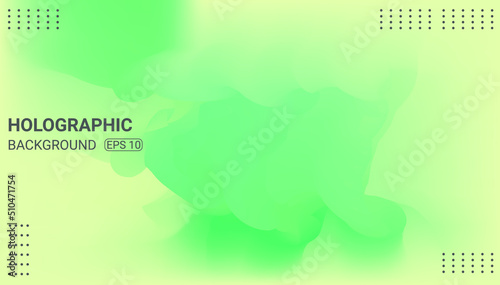 holographic background poster with simple shape and figure. Abstract vector pattern design for web banner, business presentation, branding package, fabric print, wallpaper
