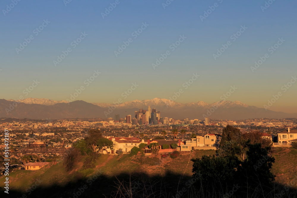 Classical view of Los Angeles Downtown