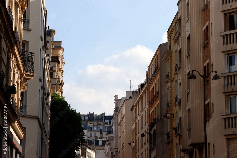 Urbanscape in the city of Paris, France