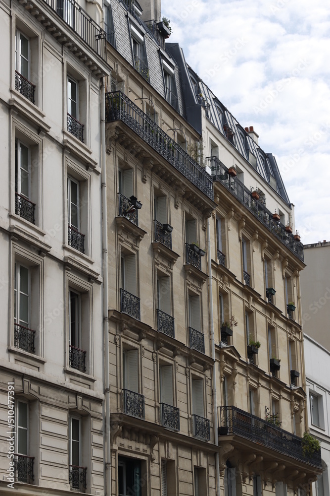 Urbanscape in the city of Paris, France