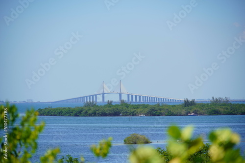 Skyway Fishing Pier State Park is a Florida State Park. The old broken collapsed bridge were left in place and converted into the longest fishing pier in the world.