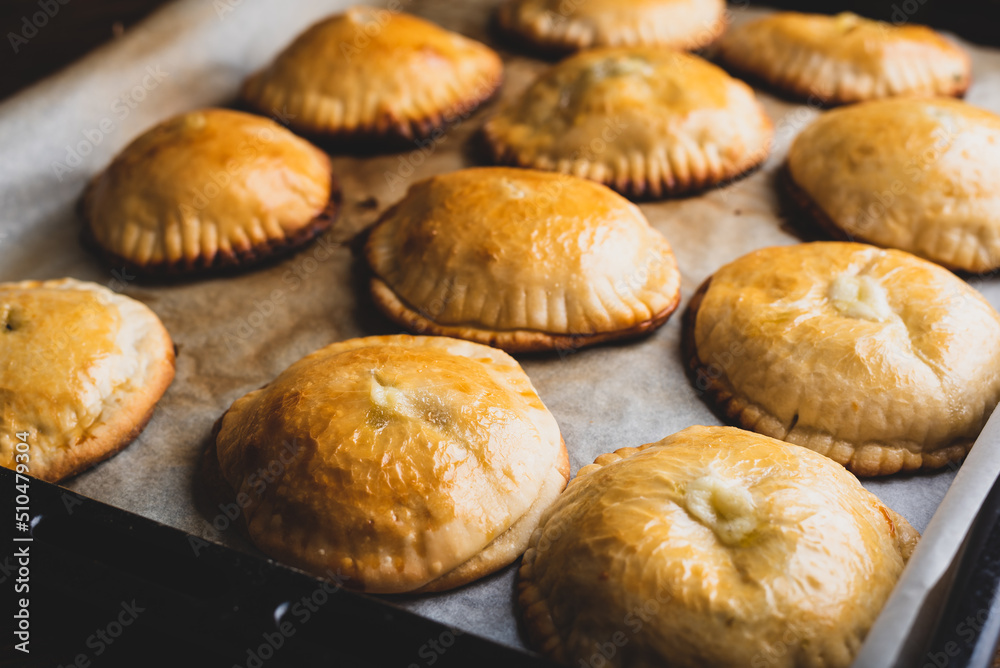 Hand Pies with Leek and Mushrooms