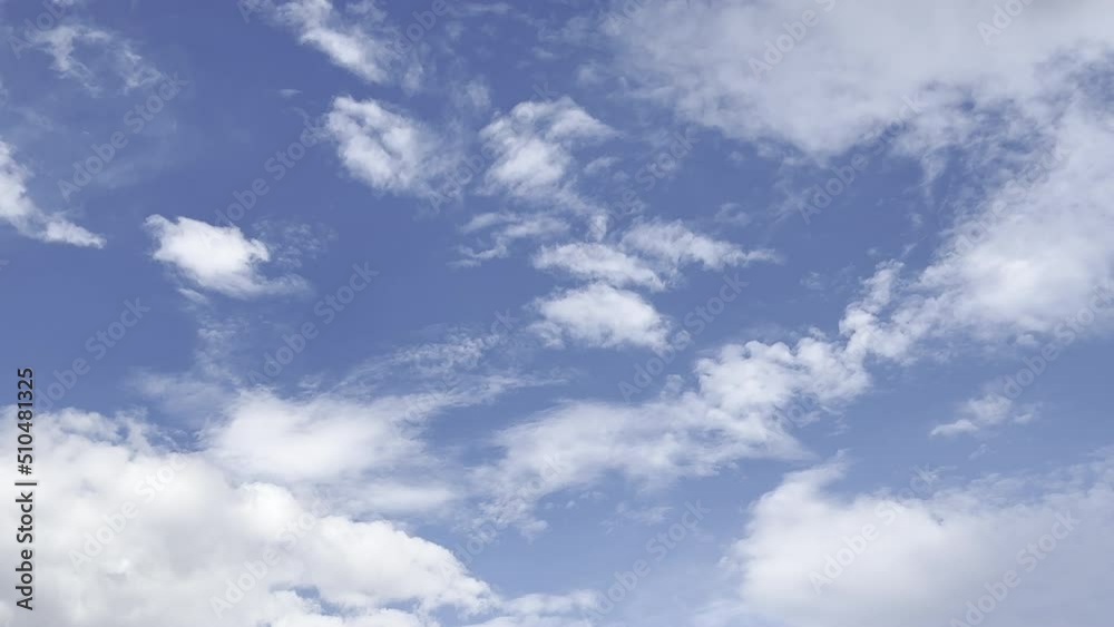 Clouds and sky, unique real time video, great for skies replacement on movies Clouds and sky, unique real time video, great for skies replacement on movies
