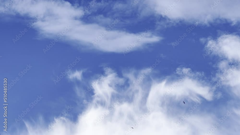 Clouds and sky, unique real time video, great for skies replacement on movies Clouds and sky, unique real time video, great for skies replacement on movies