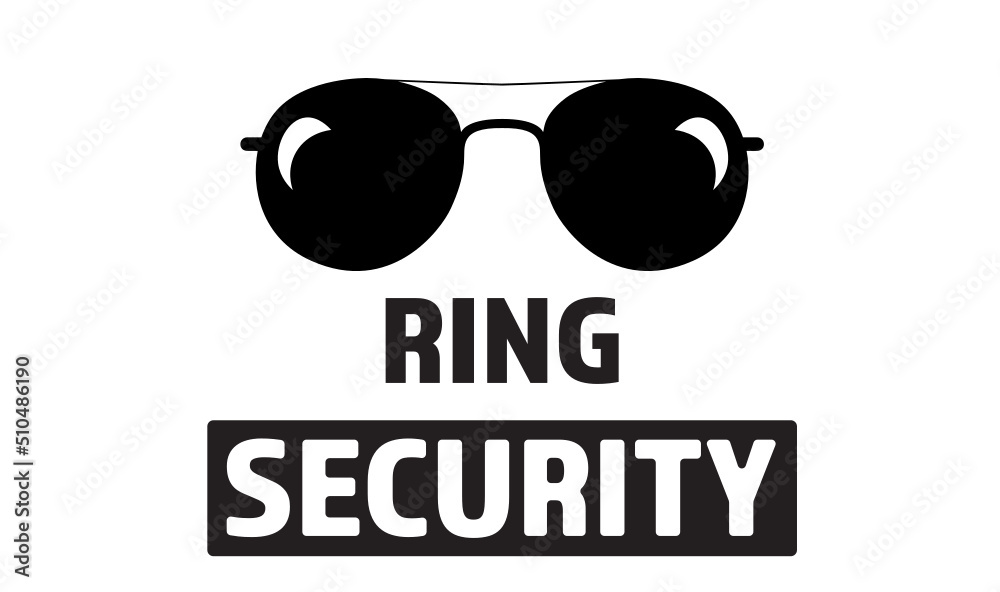 Ring Security Vector Files ring security svg png, Wedding svg, Wedding Party svg, Ring Bearer pin ...