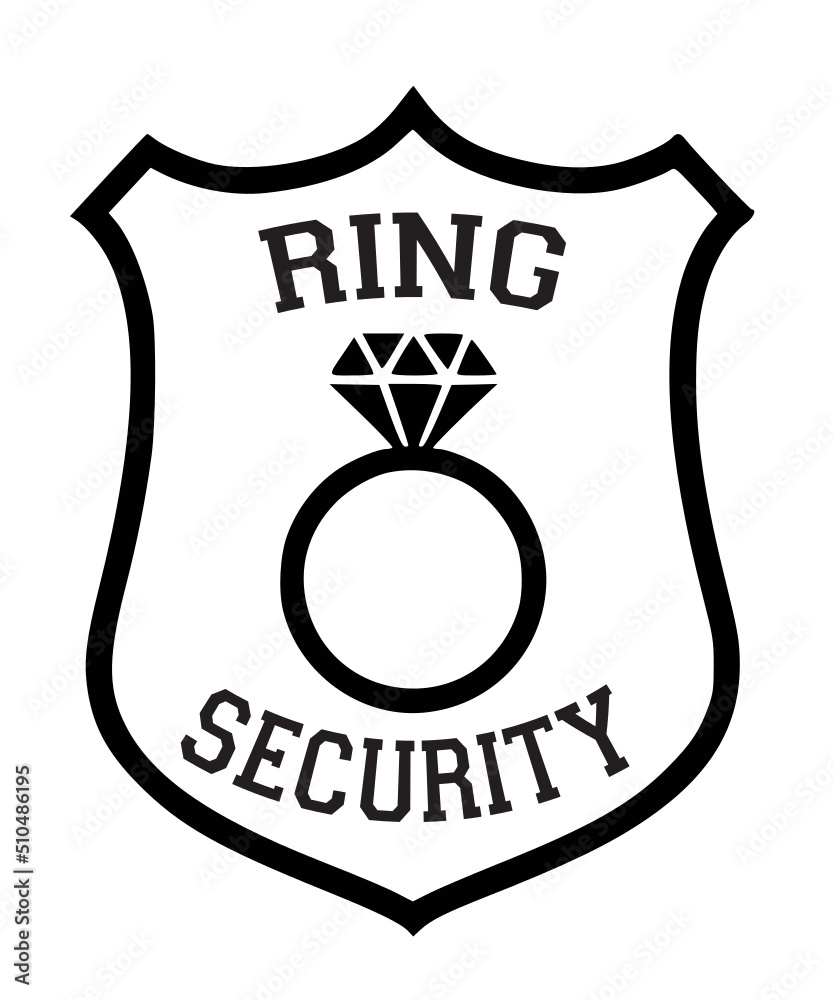 ring security svg png, Wedding svg, Wedding Party svg, Ring Bearer pin svg,  ring bearer svg, Marriage svg, ring security, ring bearer svg Stock Vector  | Adobe Stock