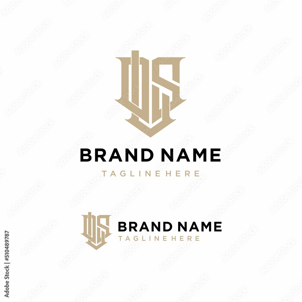monogram intial letter dls logo design monogram intial letter dls logo design