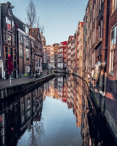 Canal houses, Amsterdam, Netherlands.