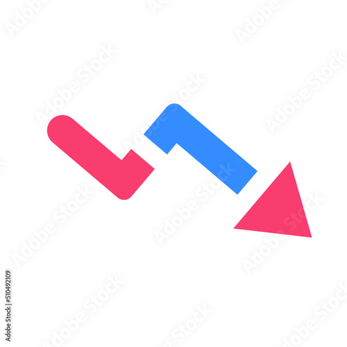 Arrow, crisis, fall icon Free Download Arrow, crisis, fall icon - GFXLoad