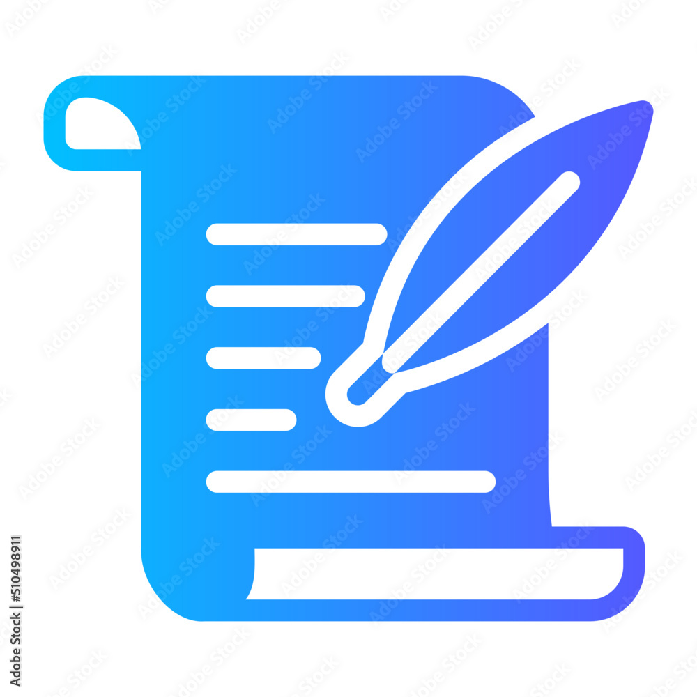 scroll gradient icon scroll gradient icon