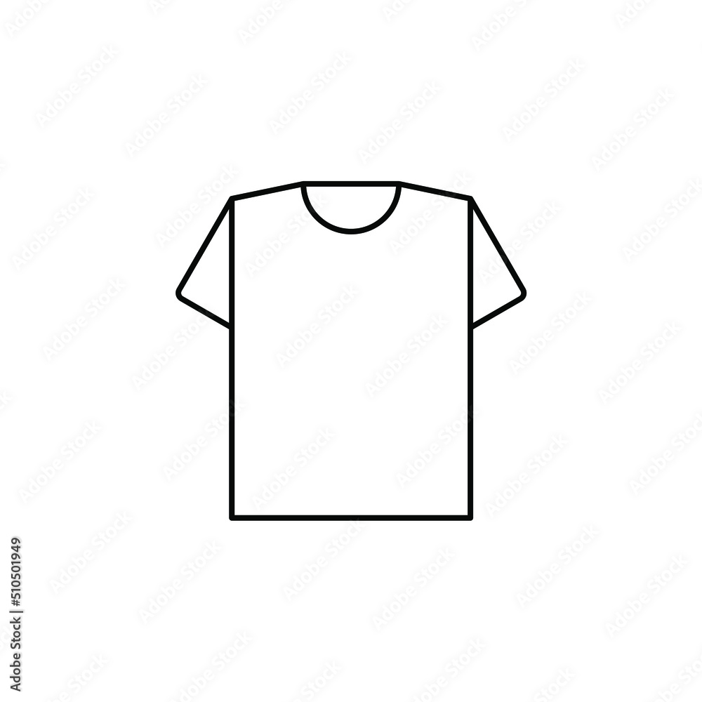 Shirt, Fashion, Polo, Clothes Thin Line Icon Vector Illustration Logo Template. Suitable For Many Purposes. Shirt, Fashion, Polo, Clothes Thin Line Icon Vector Illustration Logo Template. Suitable For Many Purposes.