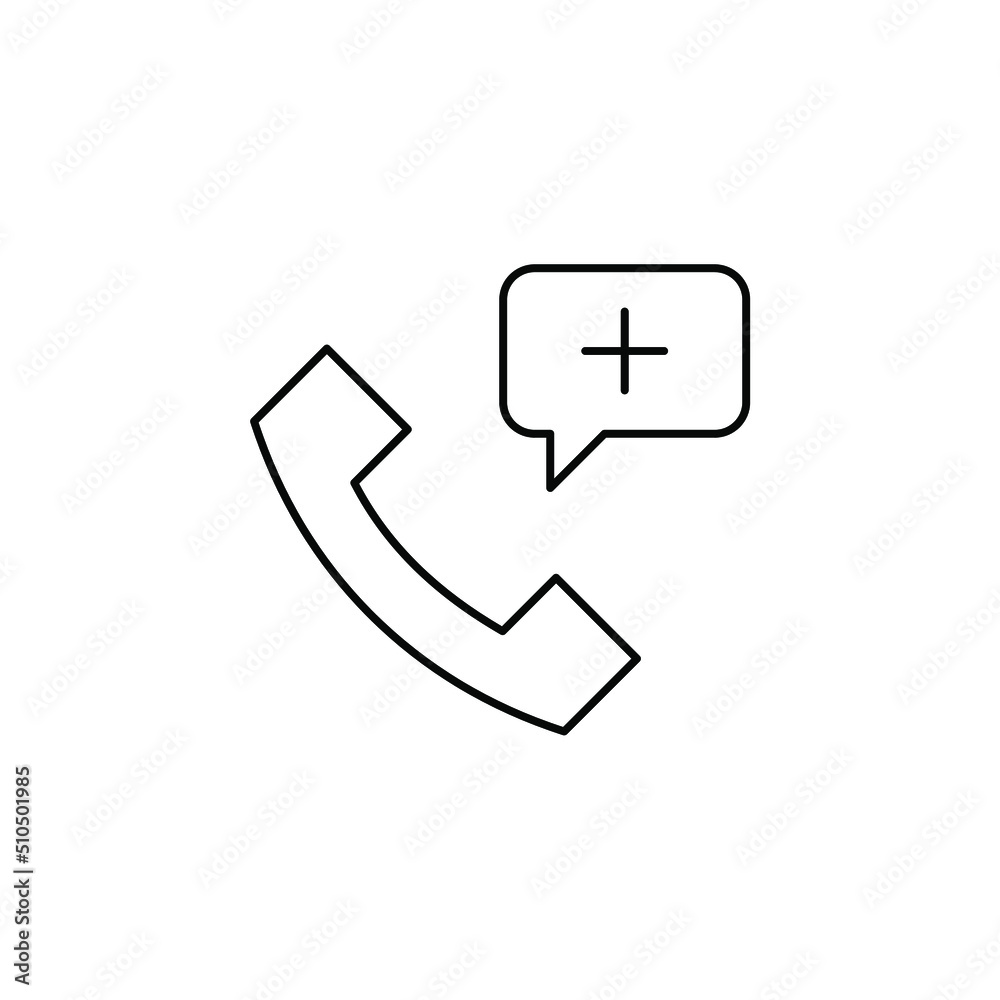 Call, Centre, Telephone Thin Line Icon Vector Illustration Logo Template. Suitable For Many Purposes. Call, Centre, Telephone Thin Line Icon Vector Illustration Logo Template. Suitable For Many Purposes.