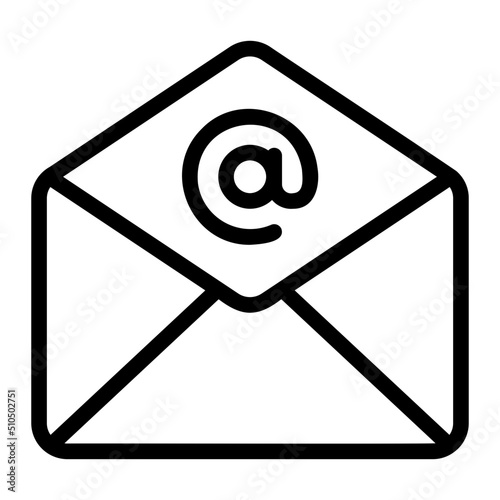 email line icon