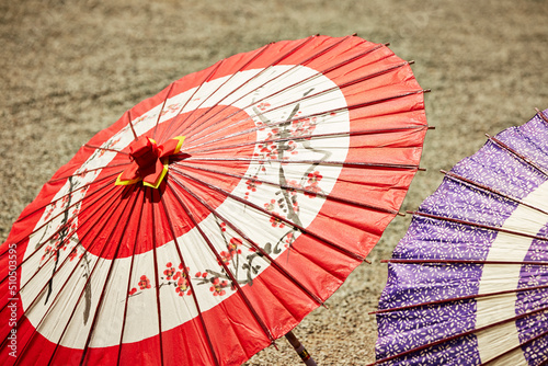 Japanese traditional umbrella Old umbrella 