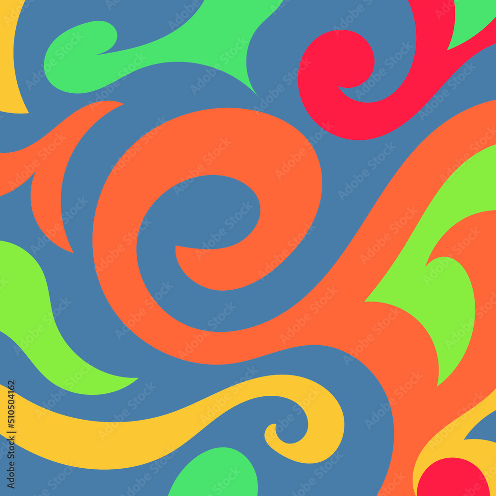 Abstract background presented in traditional batik pattern