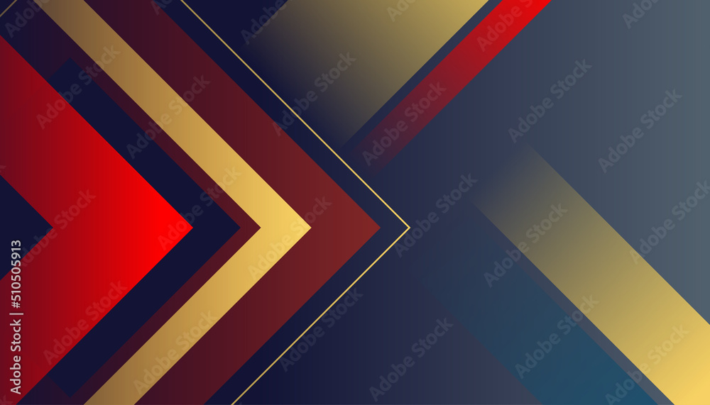 Modern black red yellow abstract background with overlap layers and