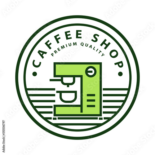 coffee shop vector logo inspiration.