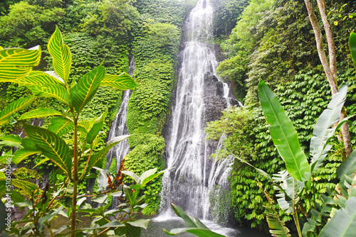 Banyu Mala waterfall,at Buleleng regency of Bali,Indonesia photo