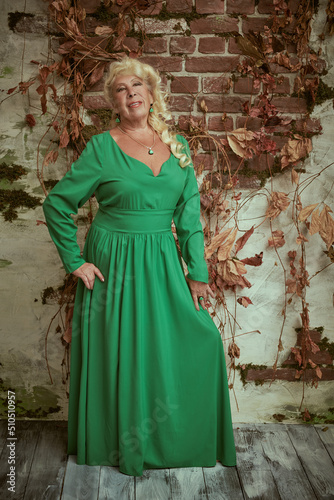 senior lady in evening dress © Andrey Kiselev