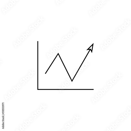 market volatility icon illustration design