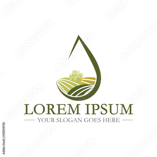 farm logo , agriculture logo vector