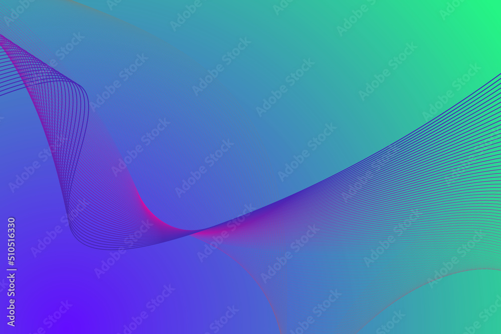 Gradient Wave Line Abstract Vector Illustration Background Gradient Wave Line Abstract Vector Illustration Background