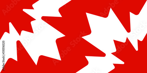 Canada day design of red and white maple leaves isolated on red background with copy space vector illustration