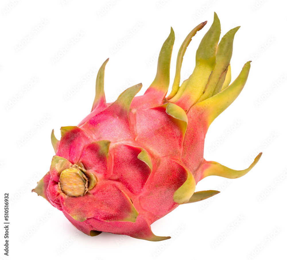 Dragon fruit, tropical fruit on a white background with clipping path. Dragon fruit, tropical fruit on a white background with clipping path.