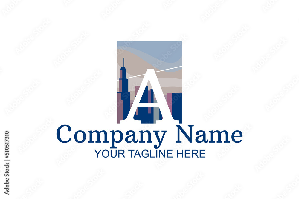 Real Estate Company logo vector illustration. suitable for Real Estate Company and property development logo. Real Estate Company logo vector illustration. suitable for Real Estate Company and property development logo.