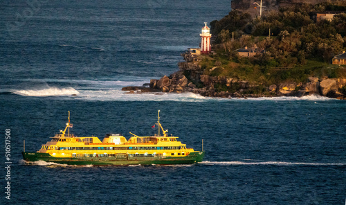 Fototapeta Naklejka Na Ścianę i Meble -  Manly Ferry Collaroy Sydney Heads Hornby Lighthouse 